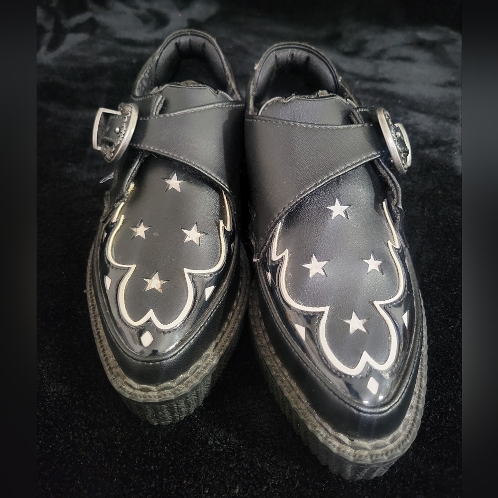 Tuk Platform Creeper Western Print